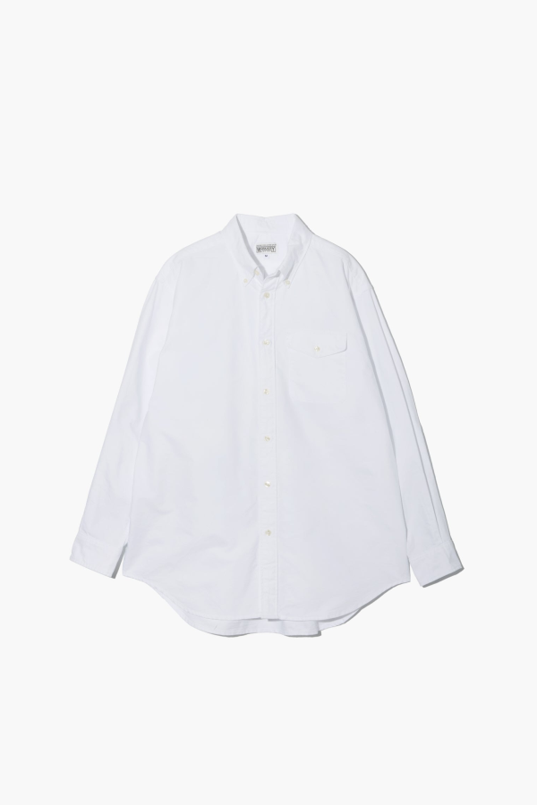 Engineered Garments BD Shirt White Cotton Oxford Shirt