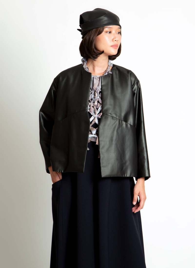 KAAREM Connect 2 Handknotted Silk Halter Tie Top