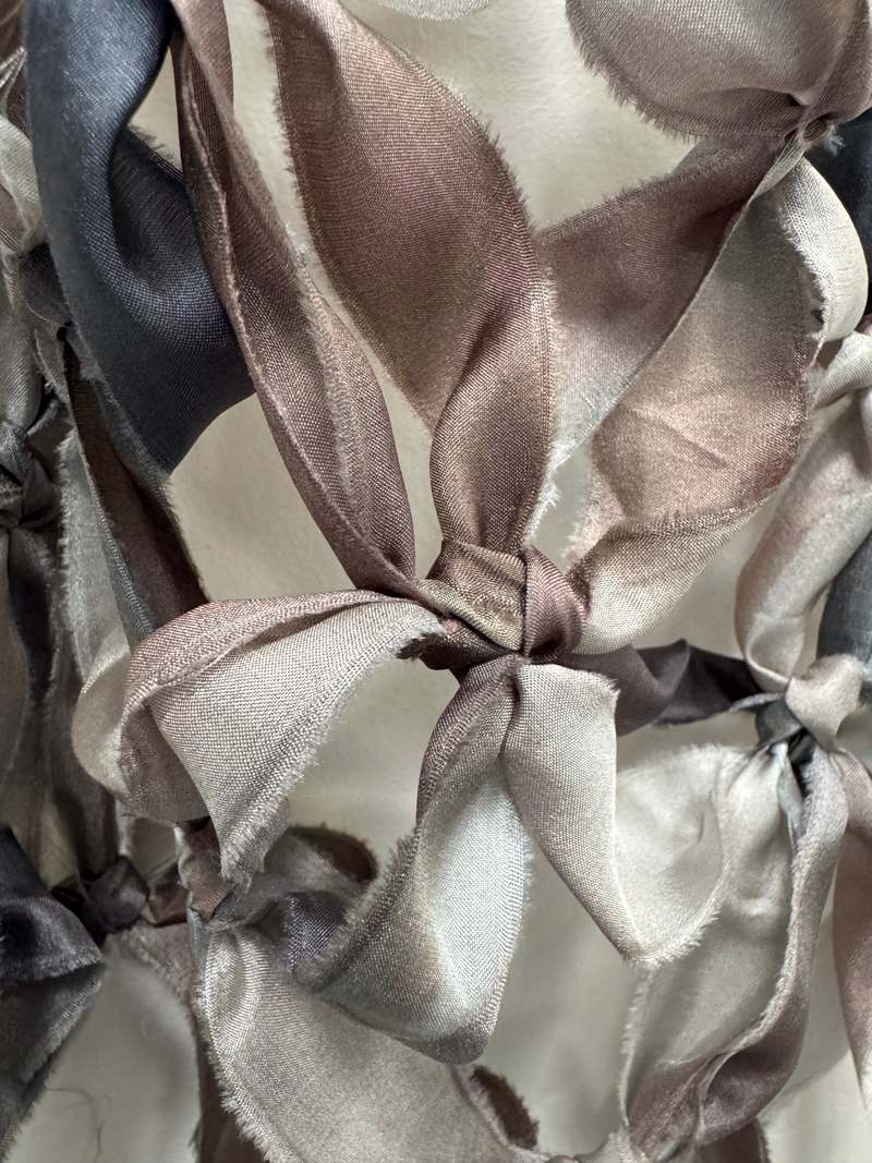 KAAREM Connect 2 Handknotted Silk Halter Tie Top