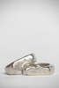 Oxbow Kiss Rings - Silver - Thumbnail 3