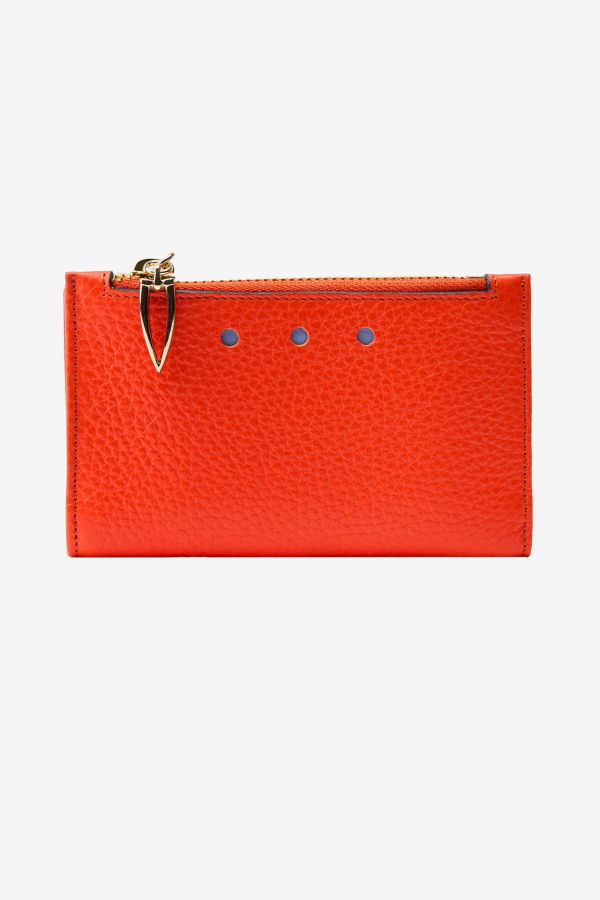 Tusk Ascot Slim Card Case - Lime/Orange/Espresso/Lavender