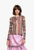 Anna Sui Wavy Chevron Knit Long Sleeve Stripe Top - Thumbnail 1