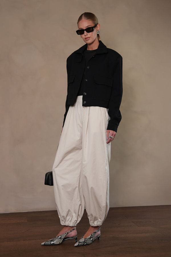 Parentezi Phoebe Bomber Jacket - Black