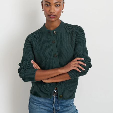 AMOMENTO Mock Neck Zip Up Cardigan - Black | Garmentory AMOMENTO Mock Neck Zip Up Cardigan - Black | Garmentory