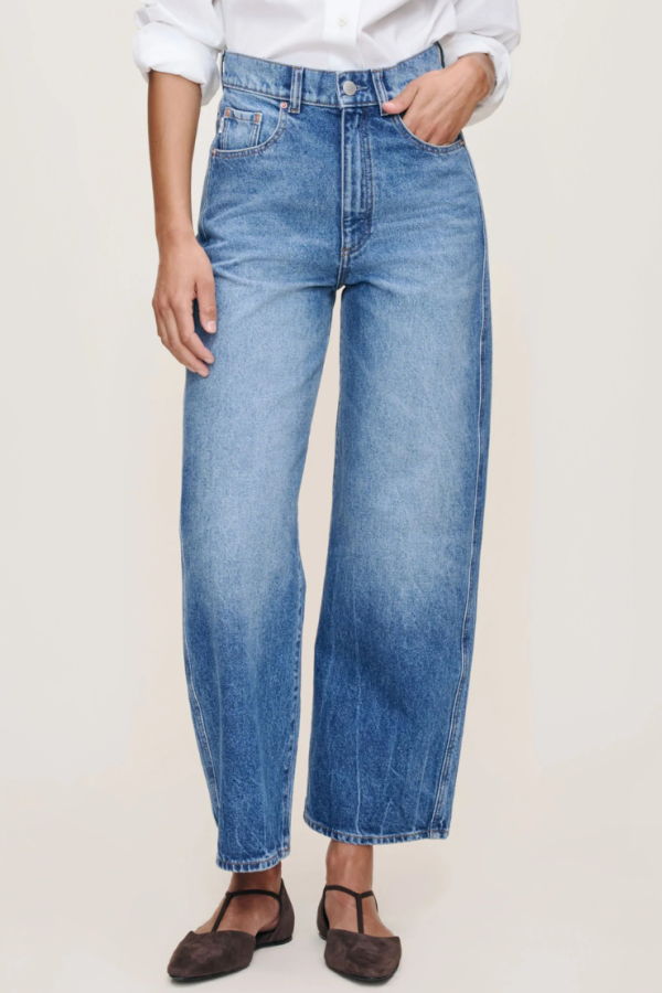DL 1961 Taylor Relaxed Barrel Jeans - North Water