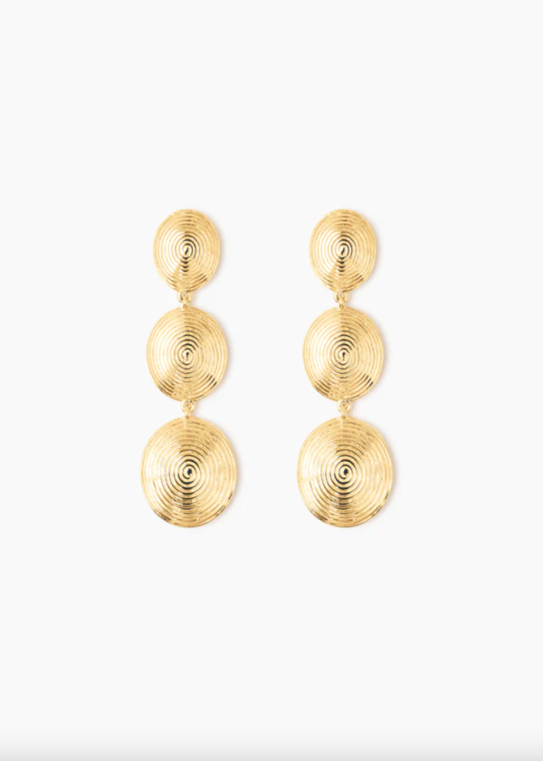 LI STUDIO The Ruby Earrings - Gold