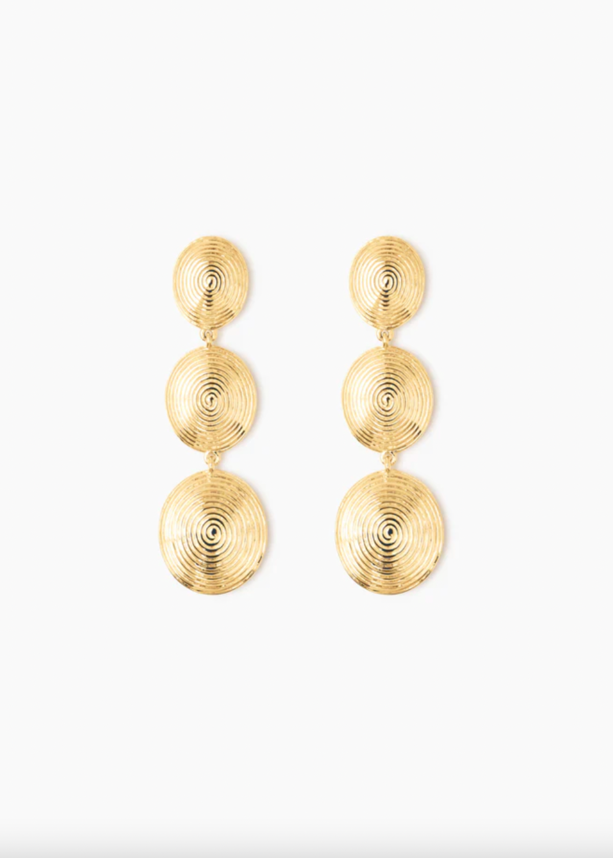 LIÉ STUDIO The Ruby Earrings - Gold - Image 1 of 2