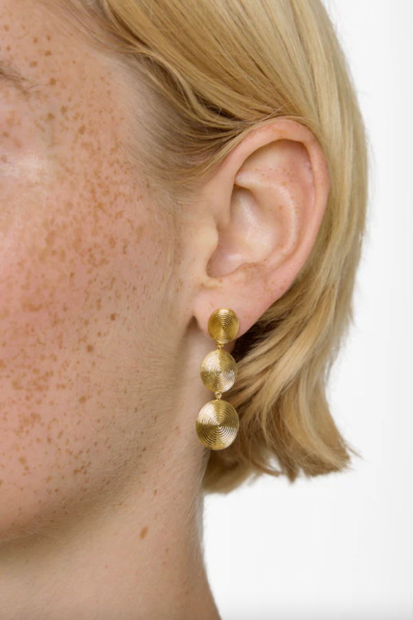 LIÉ STUDIO The Ruby Earrings - Gold