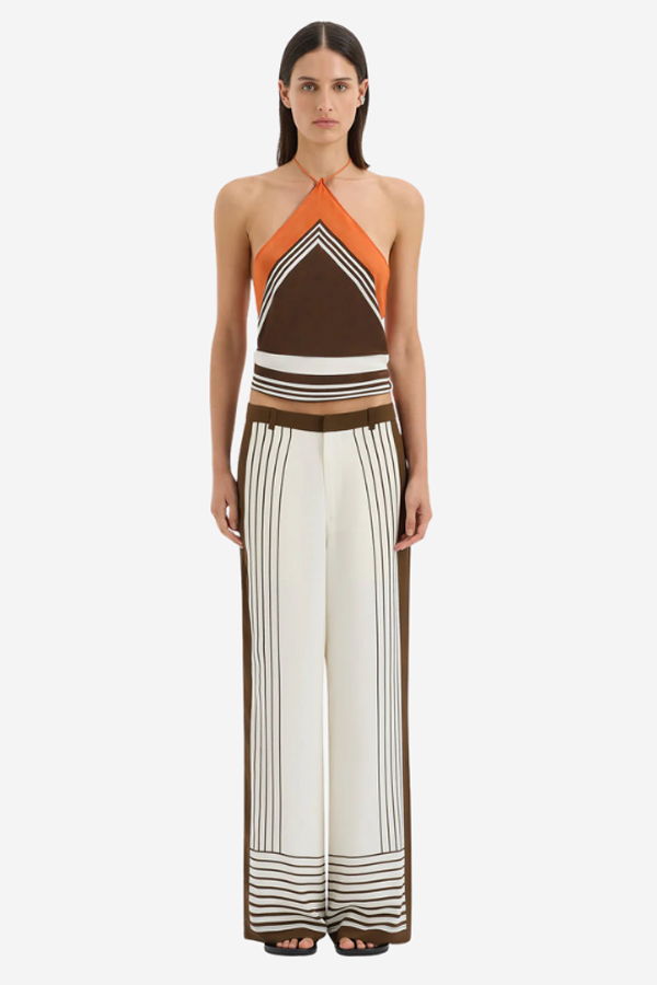 SIR. Destino Tailored Pants in Pacha Stripe