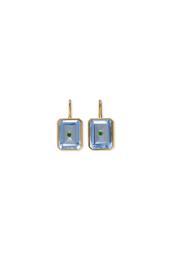 Lizzie Fortunato Tile Earrings - Glacier