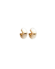 Lizzie Fortunato Zellige Hoops Earrings - Mother Of Pearl - Thumbnail 1