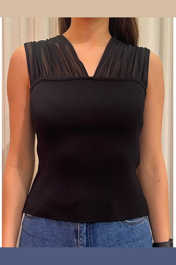 Exquise USA Alvin K. Blouse - Black