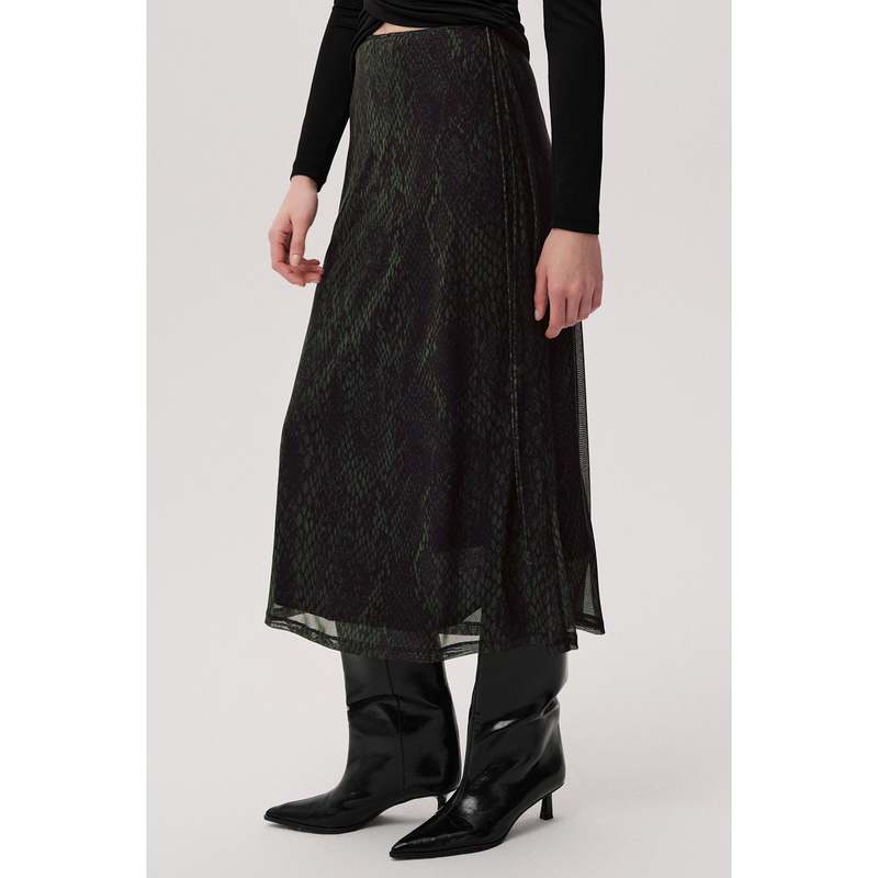 Exquise USA Linda K Skirt - Green-Black