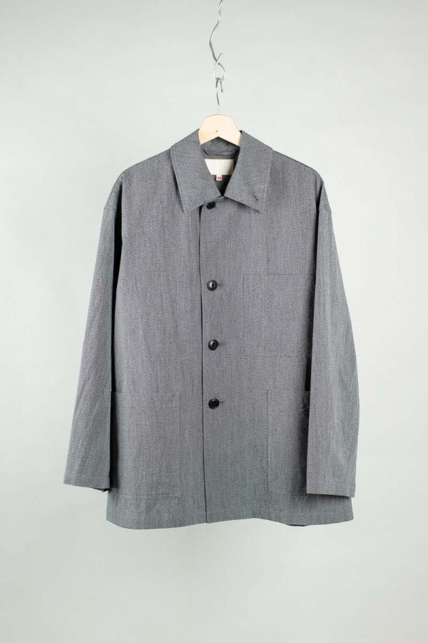 Yoko Sakamoto Chore Jacket - Black/ White