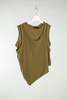 Wanze Double Layered Tank - Olive - Thumbnail 2