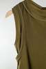 Wanze Double Layered Tank - Olive - Thumbnail 6