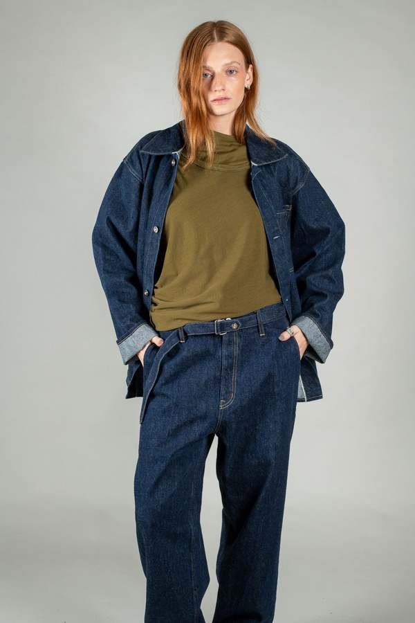 Wanze Double Layered Tank - Olive