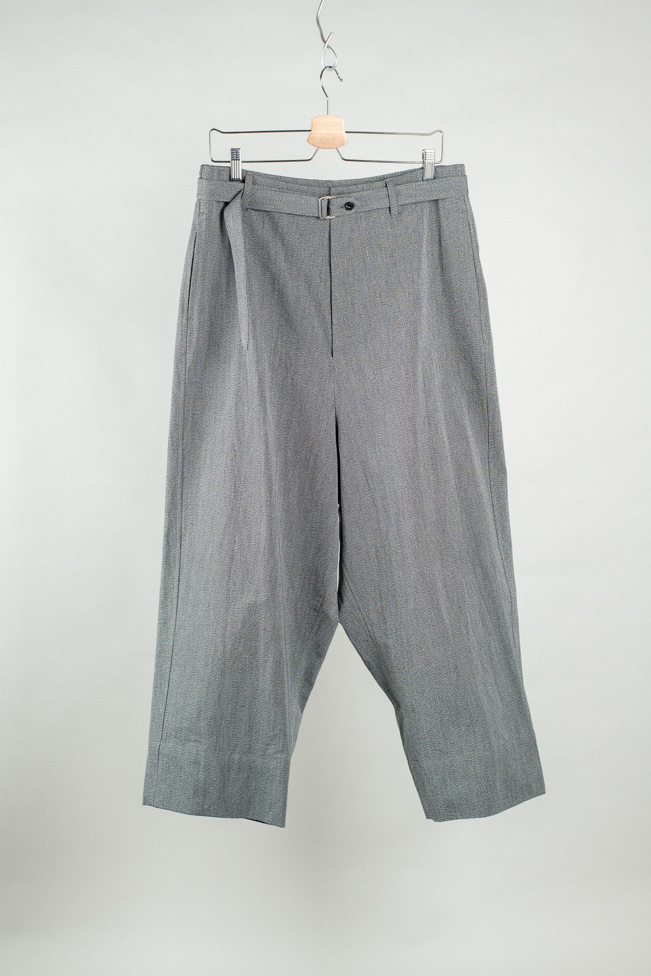 Yoko Sakamoto Work Cropped Trousers - Black/ White | Garmentory