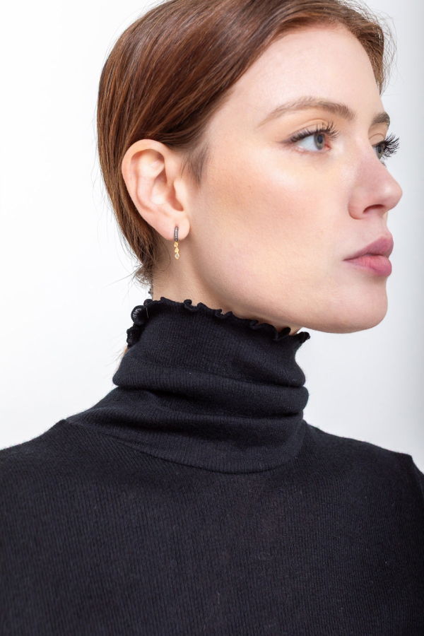 Grisal Malu Quinn Cashmere Tubular Turtleneck Sweater