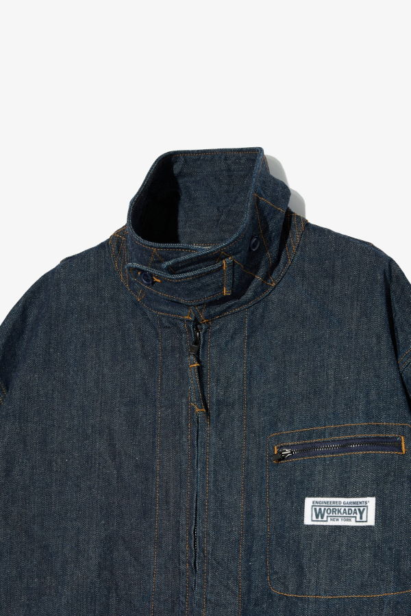 Engineered Garments Short Jacket 12oz Cone Denim - Indigo