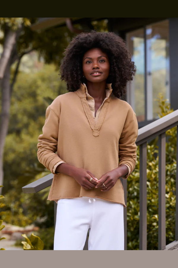 Frank & Eileen Patrick Triple Fleece Henley Shirt