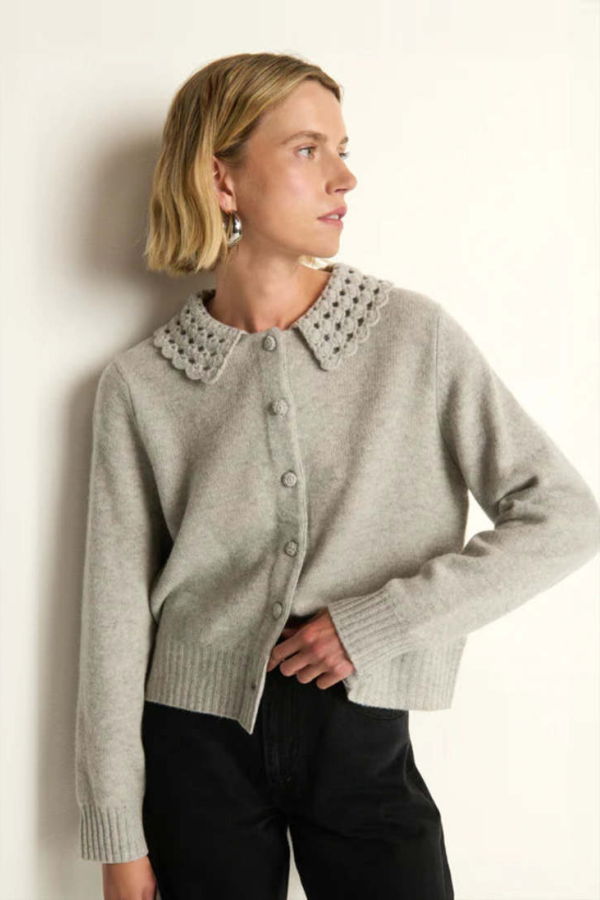 Nation Ltd. Addie Cardigan - Heather Grey