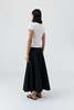 St. Agni Cotton Circle Hem Skirt - Black - Thumbnail 4