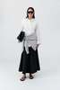 St. Agni Cotton Circle Hem Skirt - Black - Thumbnail 5
