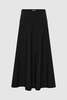 St. Agni Cotton Circle Hem Skirt - Black - Thumbnail 7