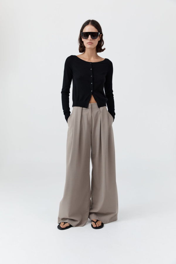 St. Agni Merino Wool Ballet Cardigan