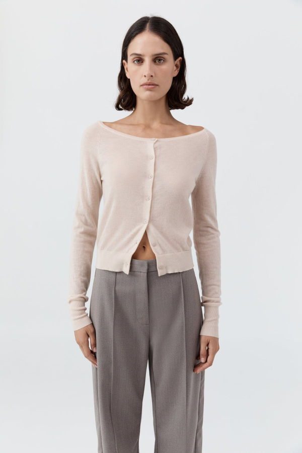 St. Agni Merino Wool Ballet Cardigan