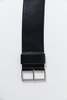 St. Agni Wide Classic Belt - Black - Thumbnail 3