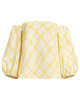 Rosie Assoulin Balloon Sleeve Top - Yellow - Thumbnail 1