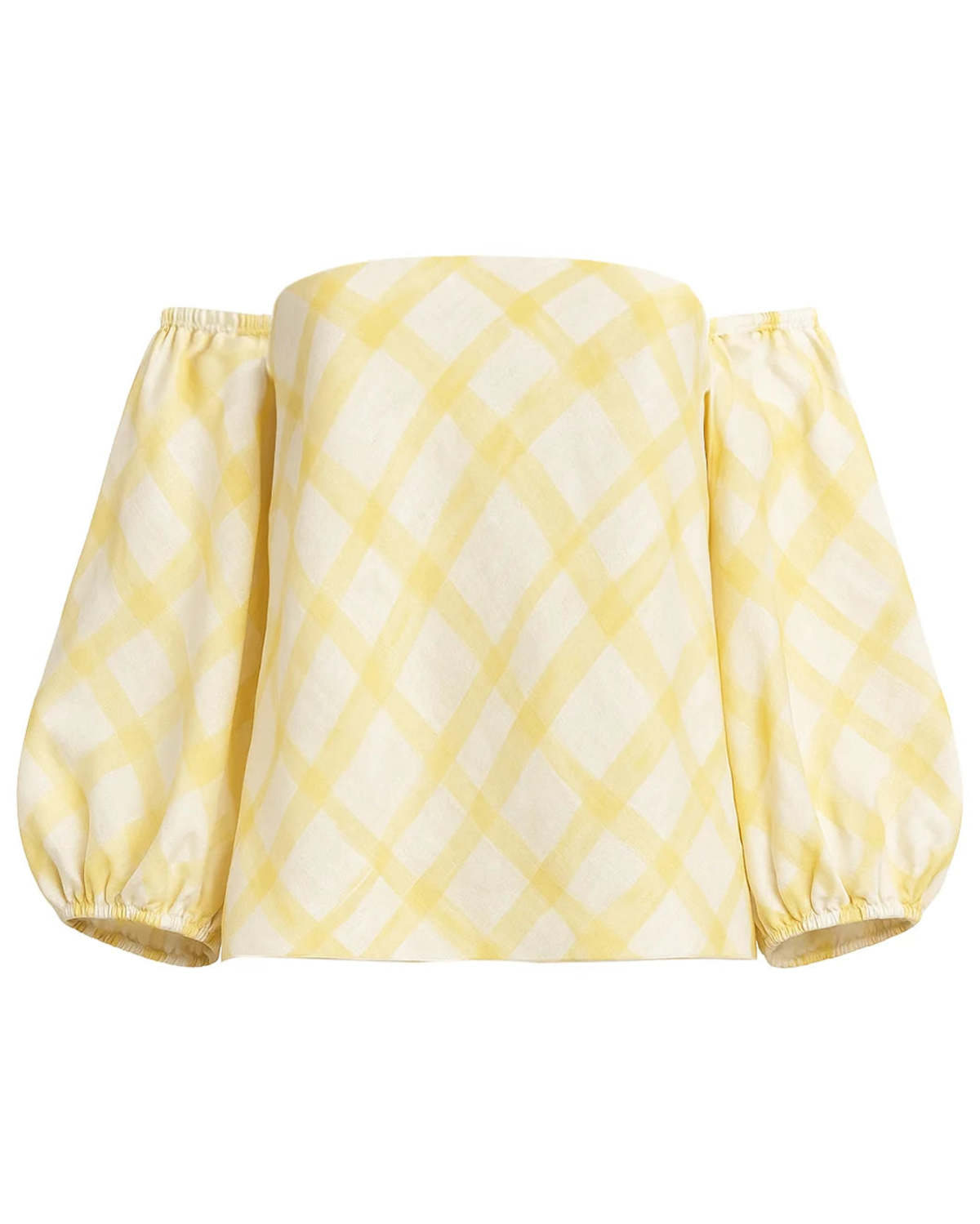 Rosie Assoulin Balloon Sleeve Top - Yellow - Image 1 of 1