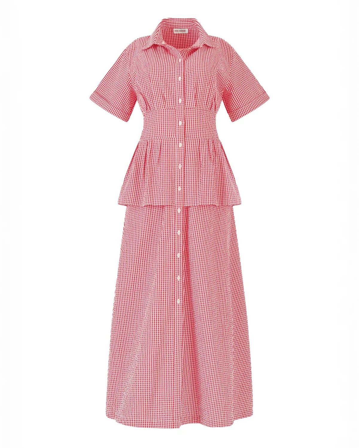 Rosie Assoulin Boogie Woogie Bugle Boy Dress - Red - Image 1 of 5