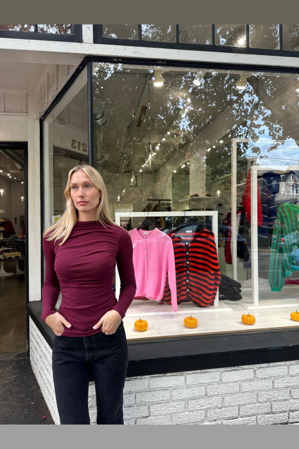 Enza Costa Cashmere Twist Top