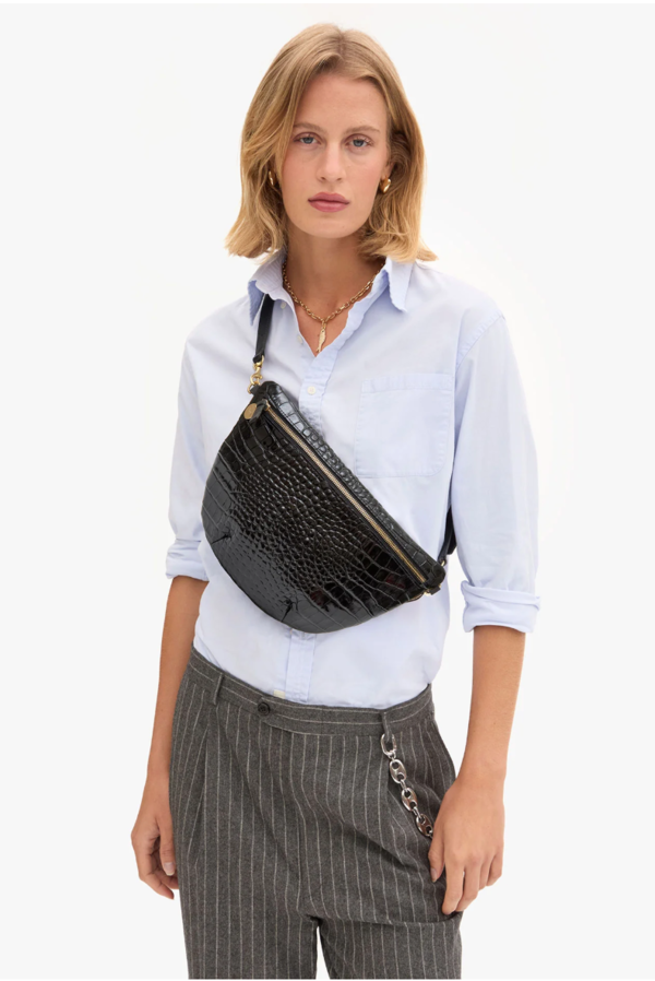 Clare V. Grande Fanny Bag - Black