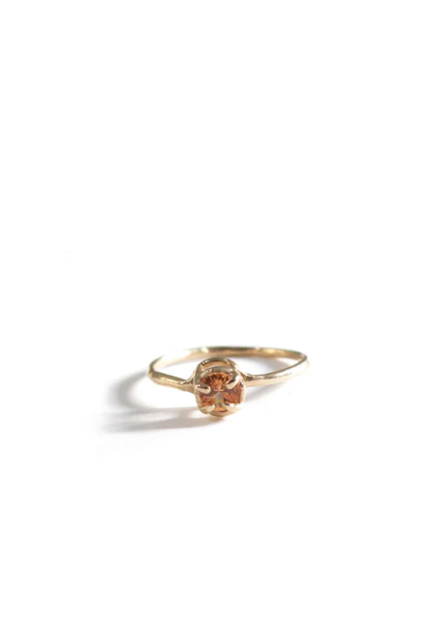 Elaine Ho Little Spessartine Garnet 14K Gold Ring
