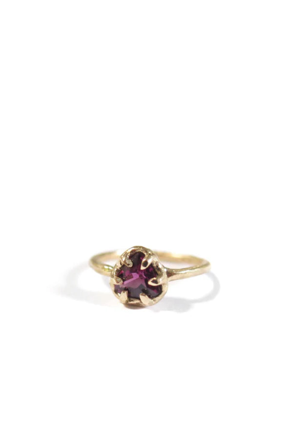 Elaine Ho Rhodolite Garnet 14K Gold Ring