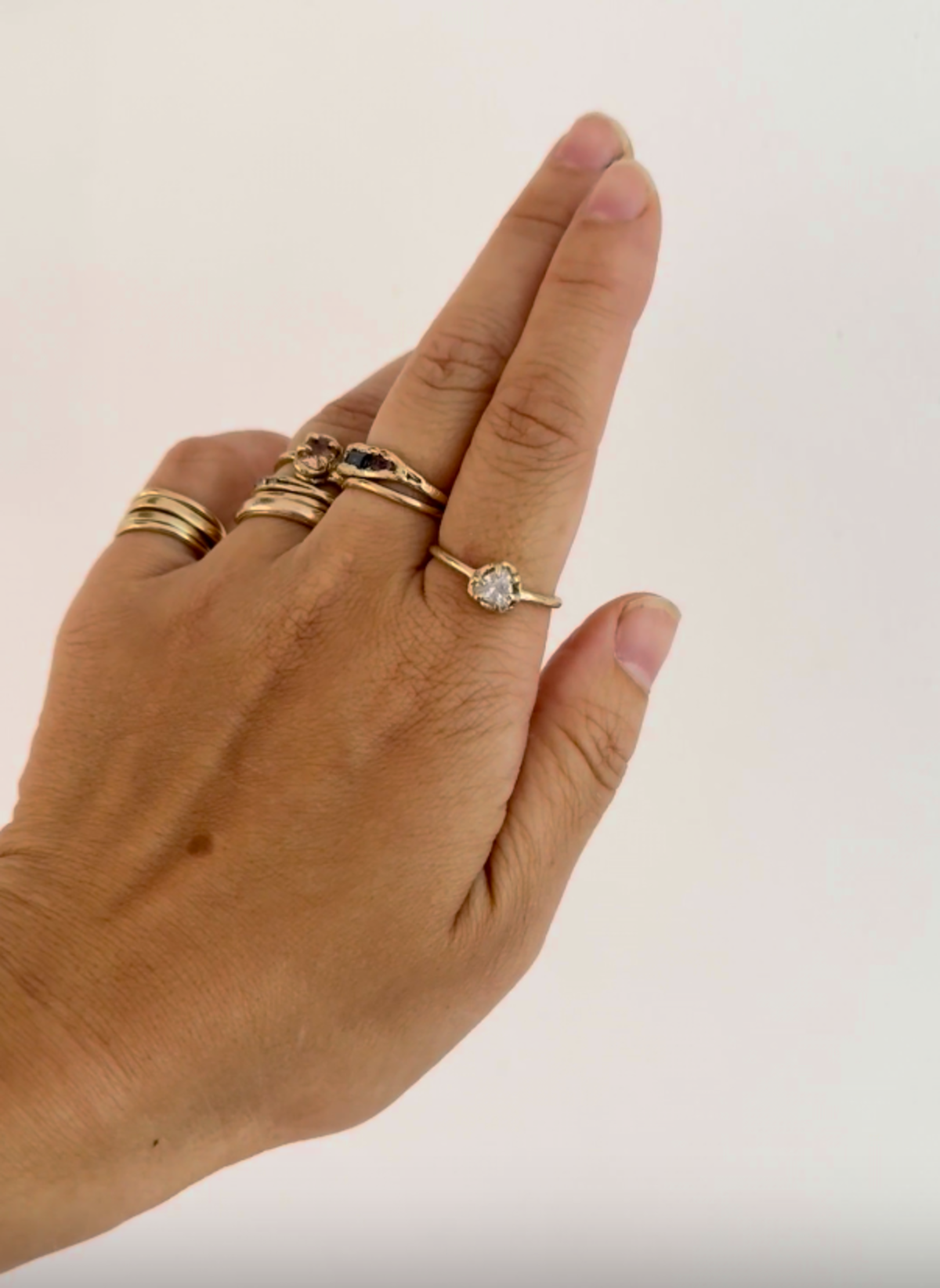 Elaine Ho 14K Gold Ring - Image 9 of 9