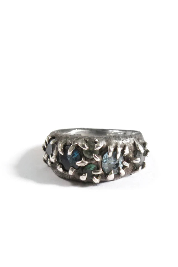 Elaine Ho Sterling Silver (Topaz & Tourmalines) Ring