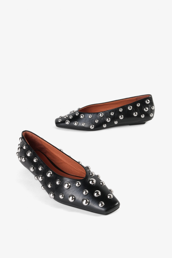 "INTENTIONALLY __________." Switch Dome Studded Flats