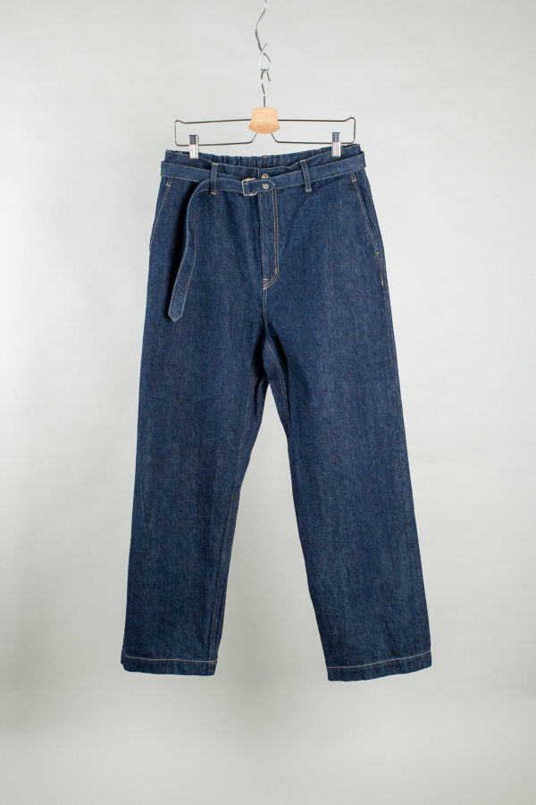 Yoko Sakamoto Belted Trouser Trousers - Indigo
