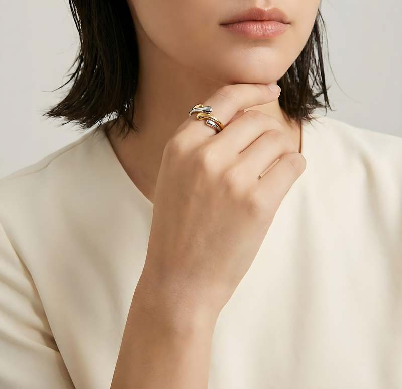 MATTER MATTERS Together Two Tone Ring - Two Tone
