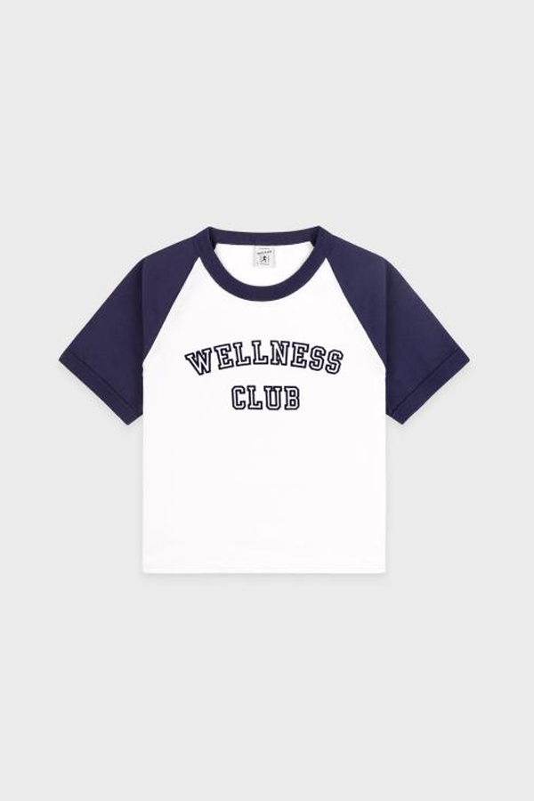 SPORTY & RICH TO084620010WH503922 Top - White Dark Navy
