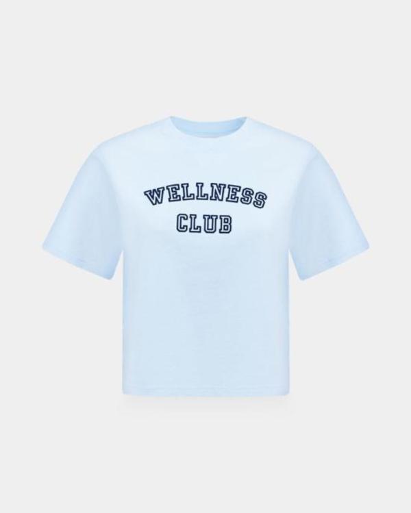 SPORTY & RICH TO047602010BL903900 Top - Ciel