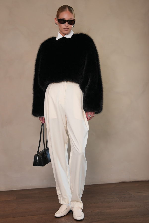 Parentezi Lucienne Faux Fur Sweater