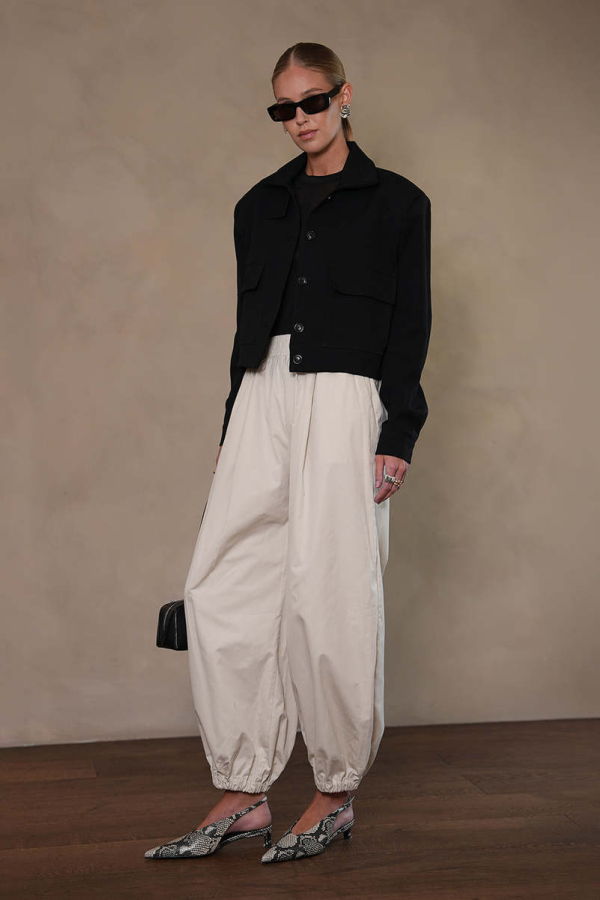 Parentezi Phoebe Bomber Jacket - Black