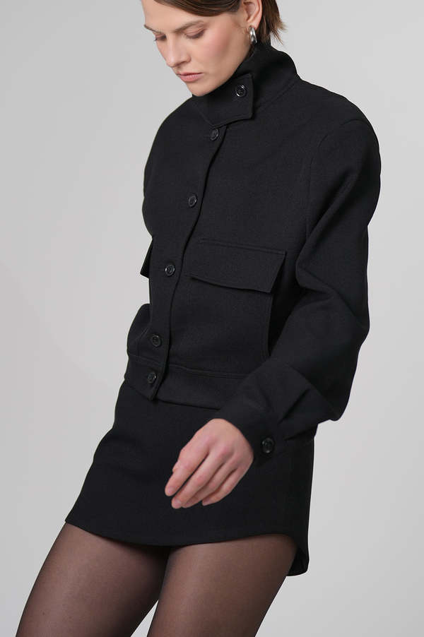 Parentezi Phoebe Bomber Jacket - Black