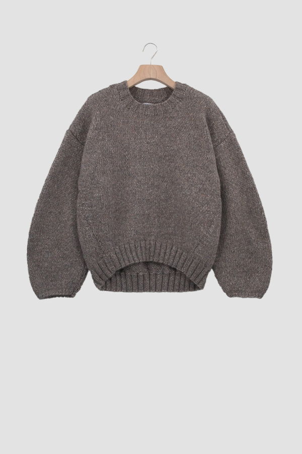 JULIA JENTZSCH Fiennes Baby Alpaca Merino Blend Handknit Sweater